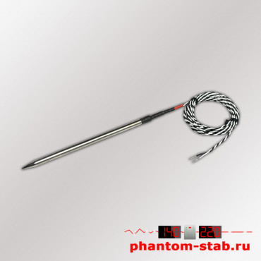 Цифровой датчик DS18B20 в игле 120 мм с термостойким проводом